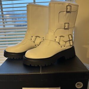 Cordova Buckle Block Heel Ankle Booties